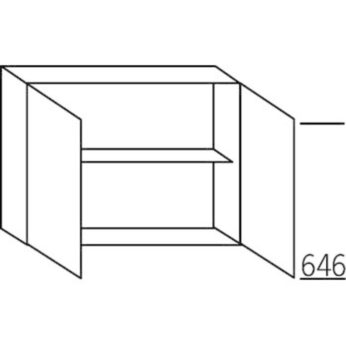 HÄCKER Systemat Bovenkast met draaideuren