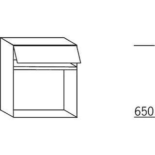 Systemat 'met greep' Bovenkast voor inbouw magnetron