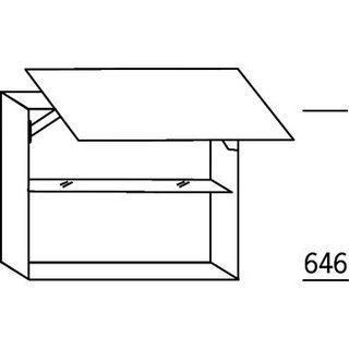 HÄCKER Systemat 'met greep' Bovenkast met zwenkdeur