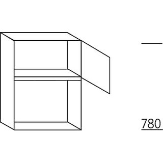 Systemat 'met greep' Bovenkast voor inbouw magnetron