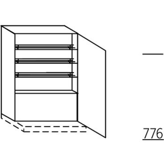 HÄCKER Systemat Bovenkast voor afzuigkap