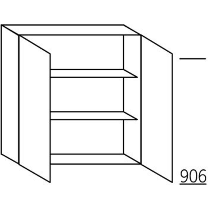HÄCKER Systemat Bovenkast met draaideuren