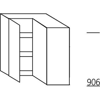 Systemat 'met greep' Hoekbovenkast