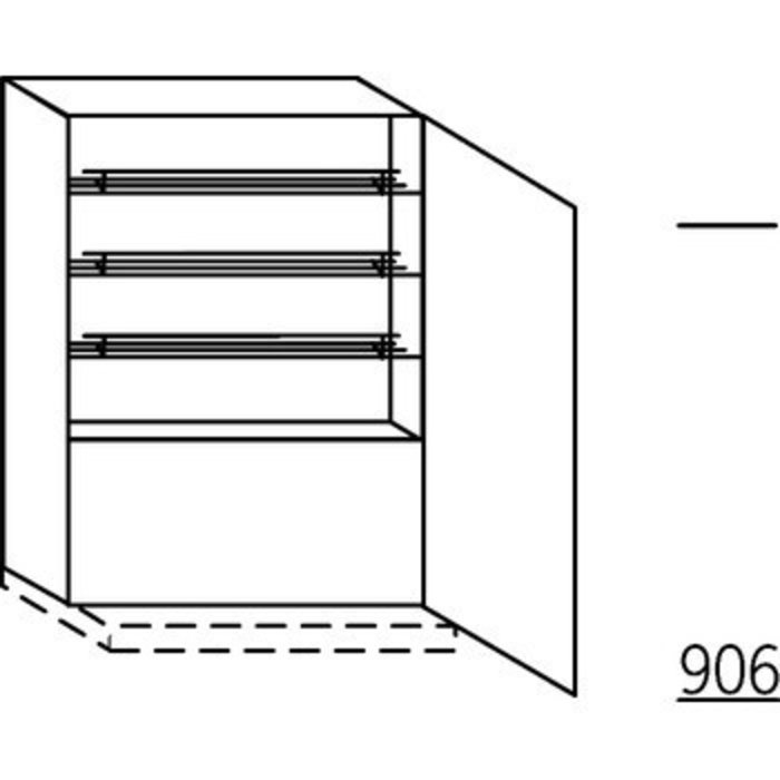 Systemat 'met greep' Bovenkast voor afzuigkap