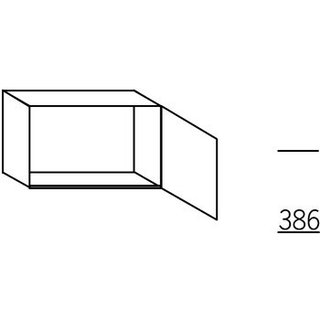 HÄCKER Systemat Bovenkast met draaideur
