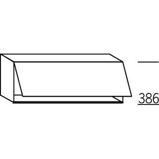 HÄCKER Systemat 'greeploos' Bovenkast met klepdeur