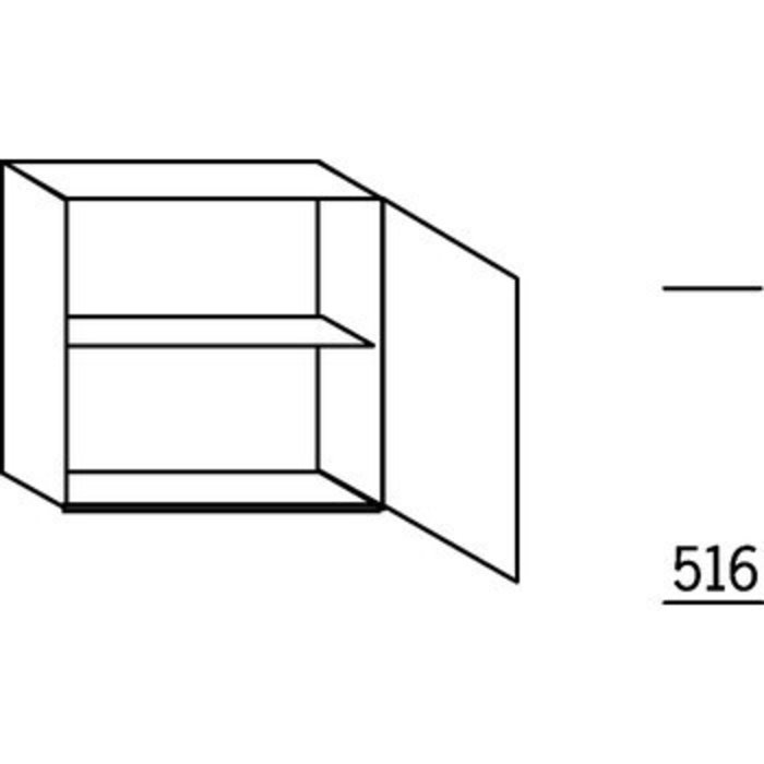 HÄCKER Systemat Bovenkast met draaideur