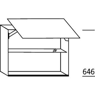 Systemat 'greeploos' Bovenkast met zwenkdeur
