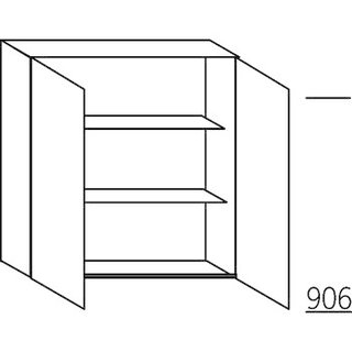 Systemat 'greeploos' Bovenkast met draaideuren