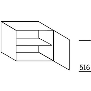 HÄCKER Systemat 'greeploos' Opzetkast voor op een hoge kast