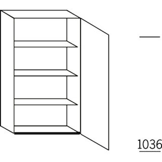 Systemat 'greeploos' Bovenkast met draaideur - 104 cm
