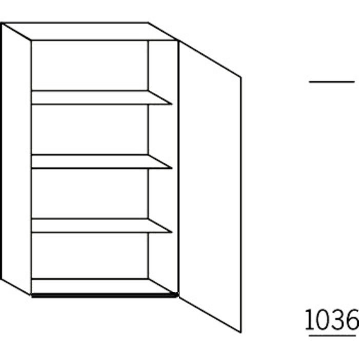 HÄCKER Systemat Bovenkast met draaideur