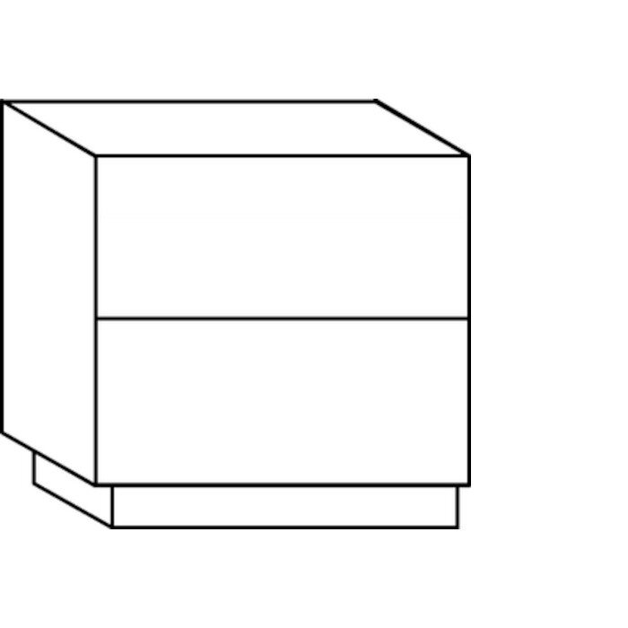 HÄCKER Systemat Bevestigingsset voor teruggezette plinten aan de zijkanten van lage en hoge kasten