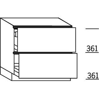 HÄCKER Systemat Onderkast met korven en binnenlade