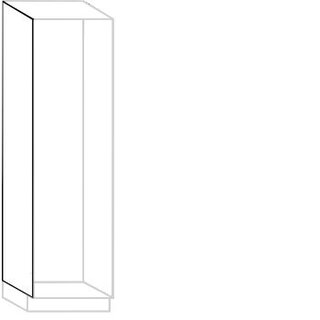 HÄCKER Systemat Laklaag op zichtzijde hoge kast