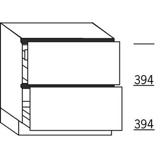 HÄCKER Systemat Onderkast met korven en binnenlade