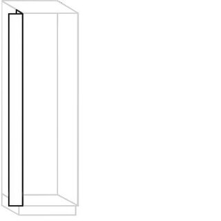 HÄCKER Systemat Passtuk hoge kast