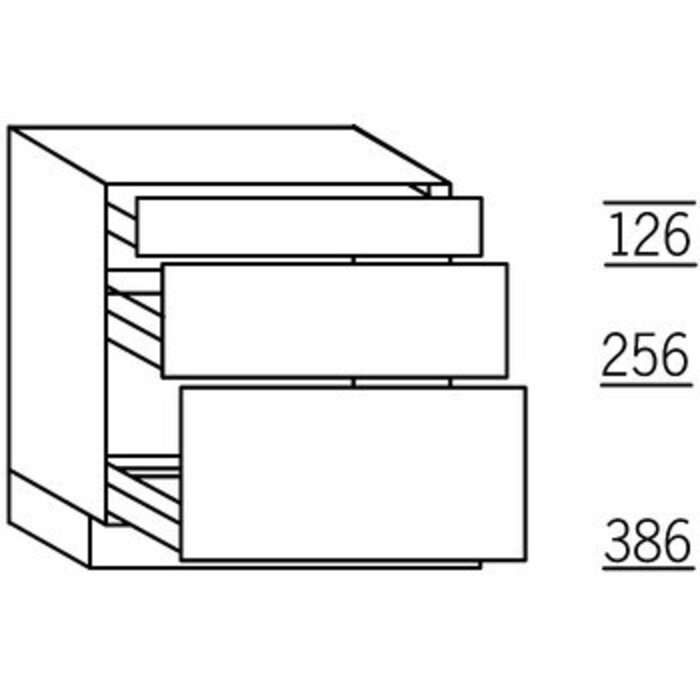 HÄCKER Systemat Onderkast met korven en lade