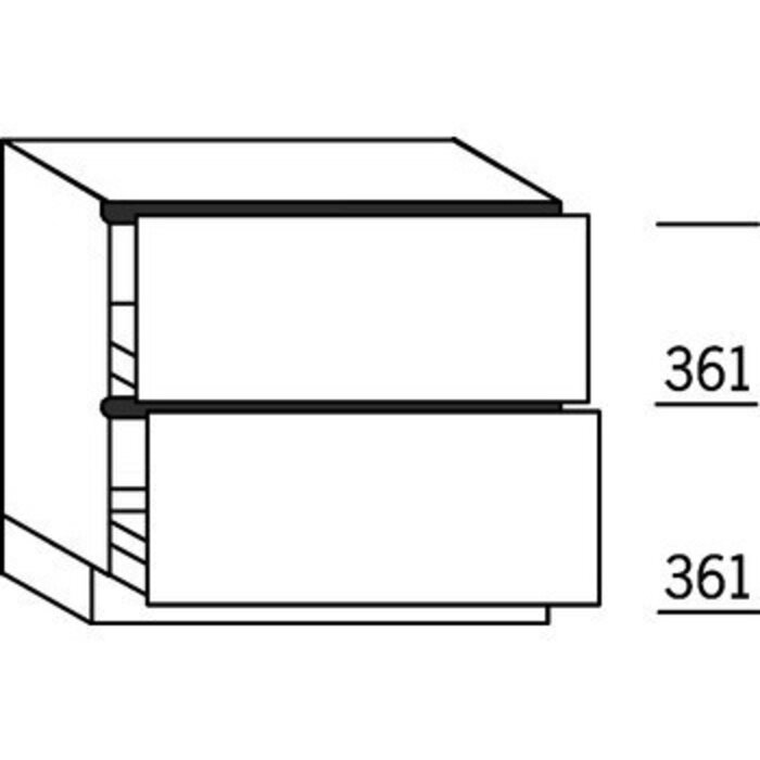 HÄCKER Systemat Onderkast met korven