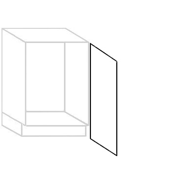 HÄCKER Systemat Deur tot vloer, alleen voor vlakke deuren