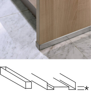HÄCKER Systemat Beschermingsprofiel 1,6 cm dik