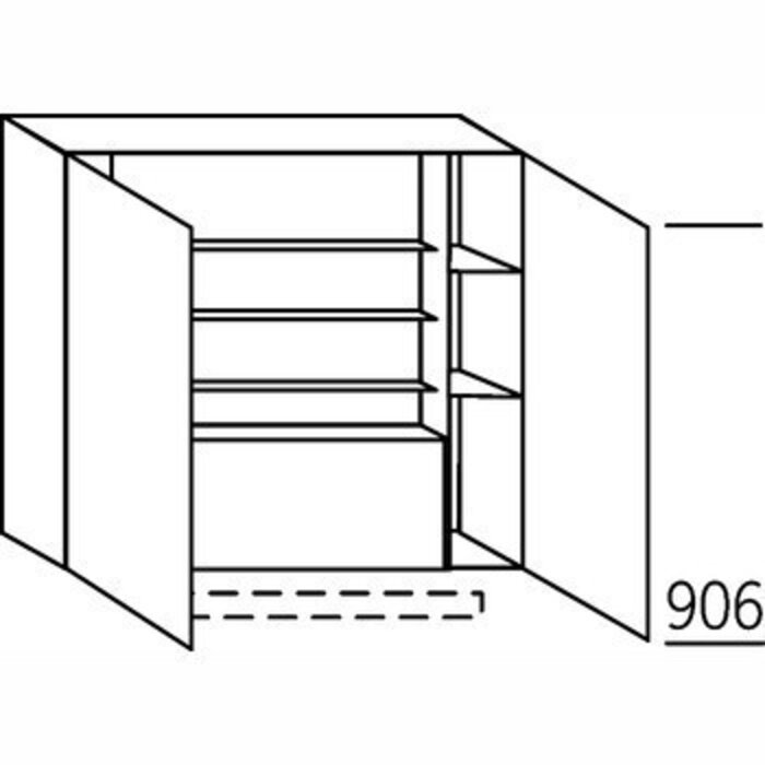 Systemat 'met greep' Bovenkast voor afzuigkap