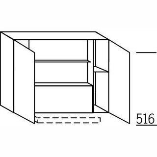 HÄCKER Systemat Bovenkast voor afzuigkap