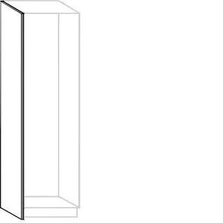 HÄCKER Systemat Systeemwand 1,6 cm breed tot vloer naast hoge kast