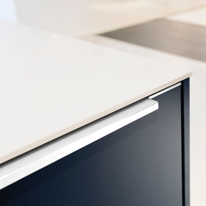 HÄCKER Systemat Greep M777 kristalwit mat