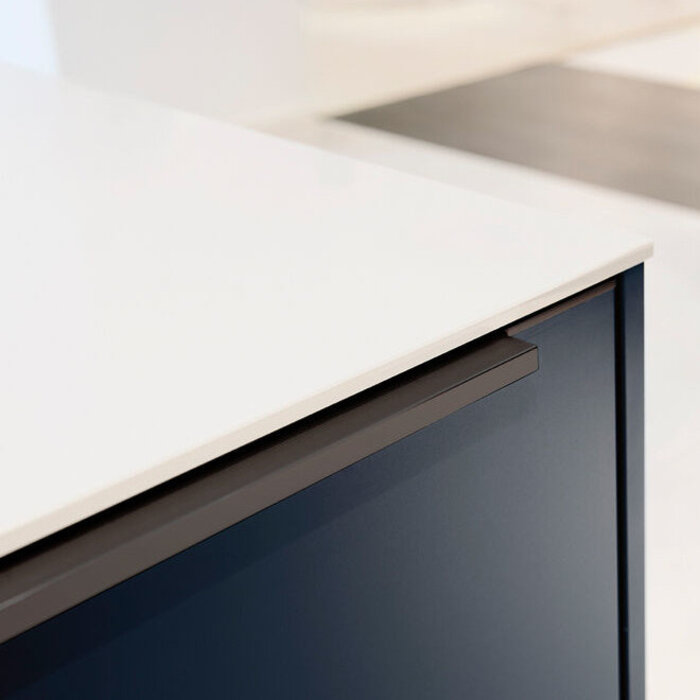 HÄCKER Systemat Greep M722 grafiet geborsteld