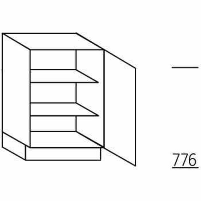 HÄCKER Systemat Keukenkast met deur