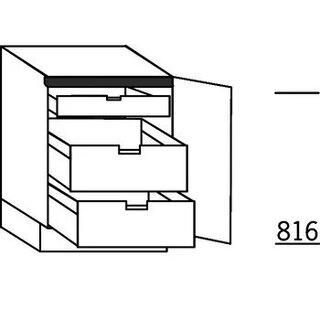 Systemat 'greeploos' Onderkast voorraad
