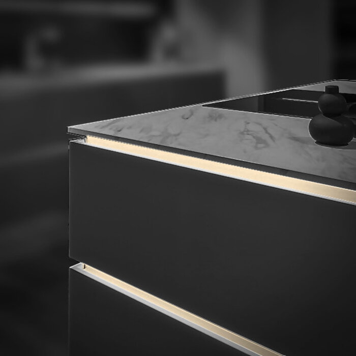 HÄCKER Systemat Greeplijst verlichting, prijs per 10 cm lengte