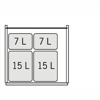 HÄCKER Systemat Afvalsysteem