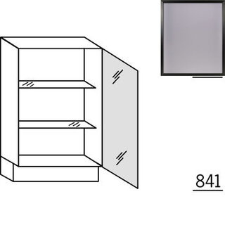 Systemat 'met greep' Ondiepe onderkast met glasdeur