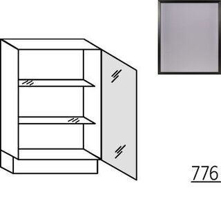Systemat 'met greep' Ondiepe onderkast met glasdeur