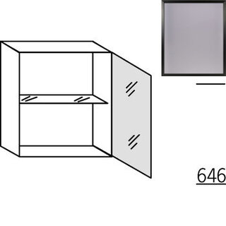 HÄCKER Systemat 'met greep' Bovenkast met glasdeur