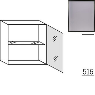 HÄCKER Systemat Bovenkast met glasdeur