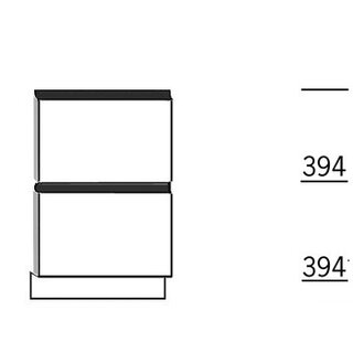 HÄCKER Systemat Frontset voor een vaatwasser