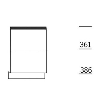 Systemat 'greeploos OneLine' Frontset vaatwasser OneLine - hoogte 78 cm