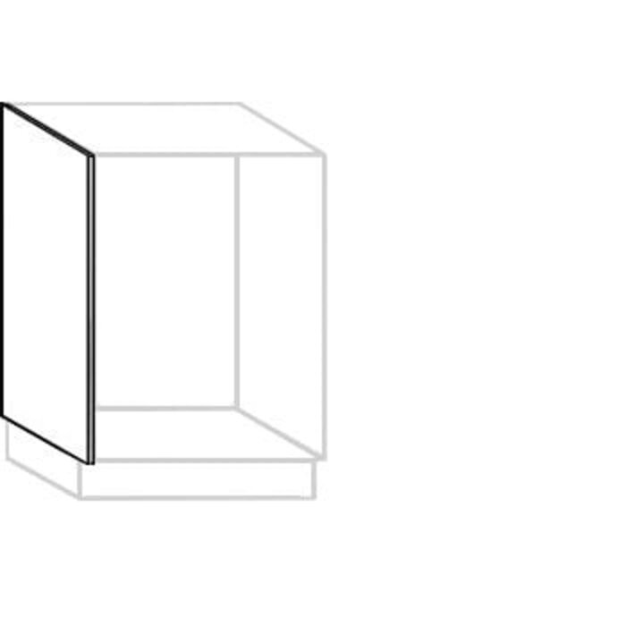 Afwerkpaneel 1,6 cm dik echthout geborsteld fineer (FB)
