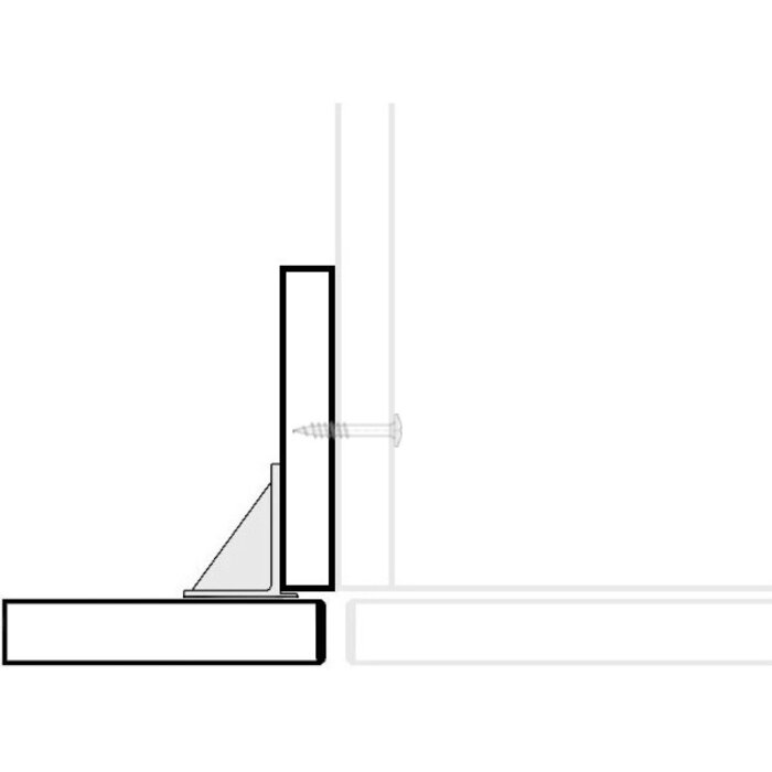 HÄCKER Systemat Passtuk bovenkast