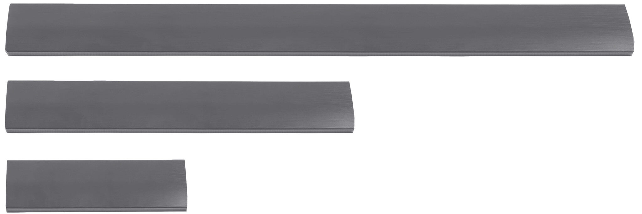 Greep M733 metaal grafiet geborsteld