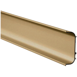 HÄCKER Systemat 'greeploos' Greeplijst bronskleurig geborsteld