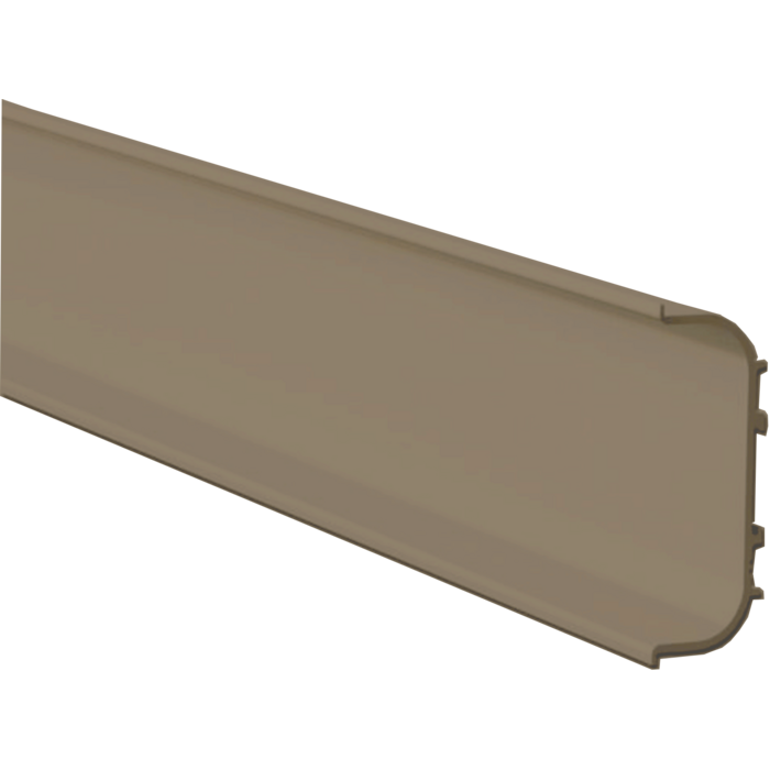 Systemat 'greeploos' Greeplijst omber natuur mat