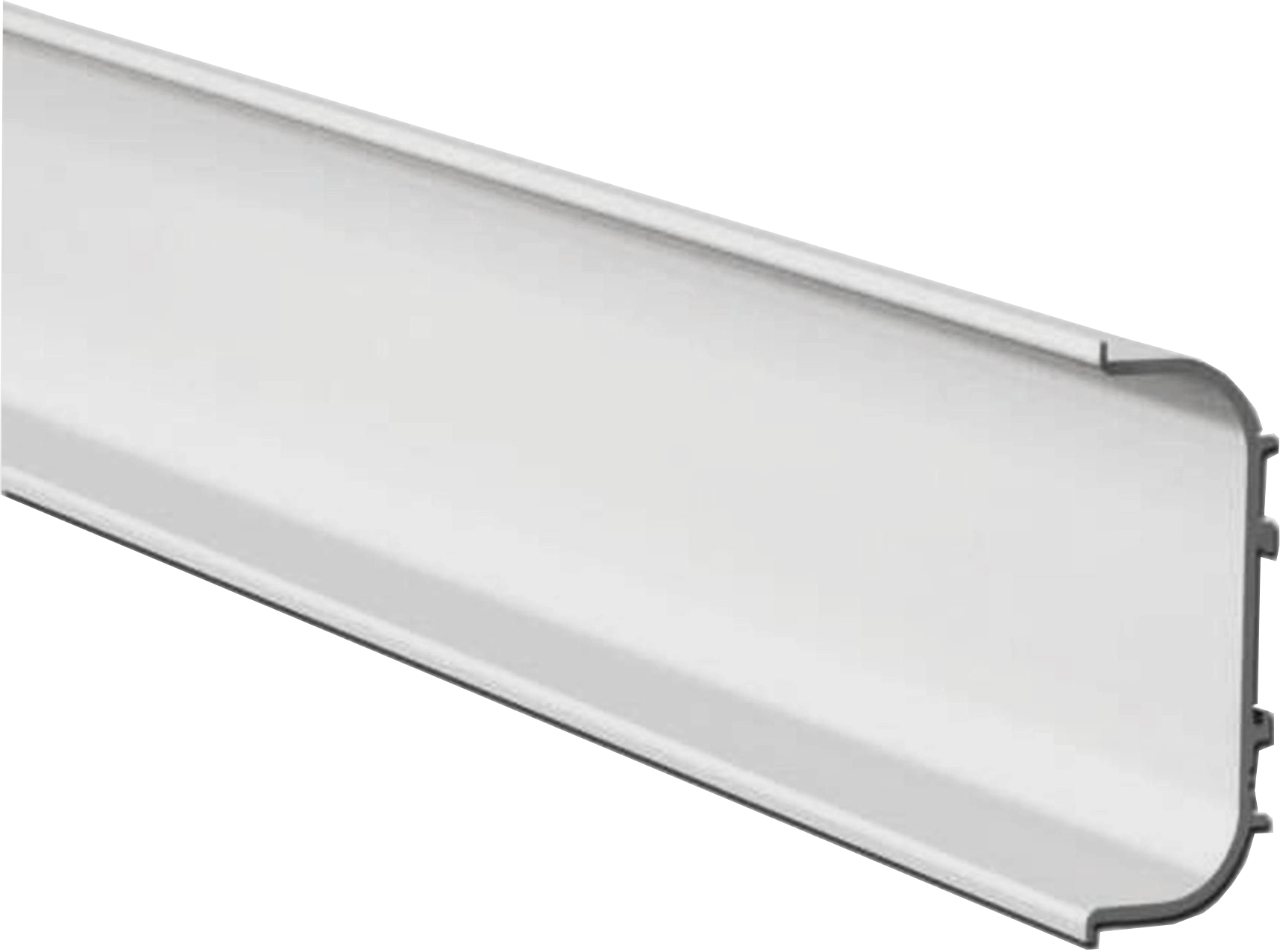 HÄCKER Systemat Greeplijst lichtgrijs mat