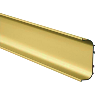 Systemat 'greeploos' Greeplijst goudkleurig geborsteld