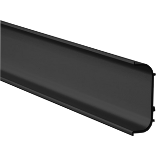 Systemat 'greeploos' Greeplijst grafiet mat