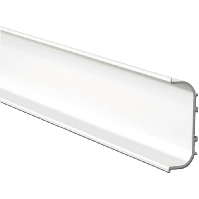 Systemat 'greeploos' Greeplijst kristalwit mat