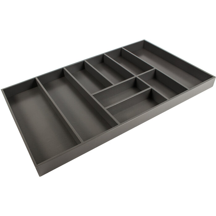 HÄCKER Systemat Bestekindeling essenhout donkergrijs